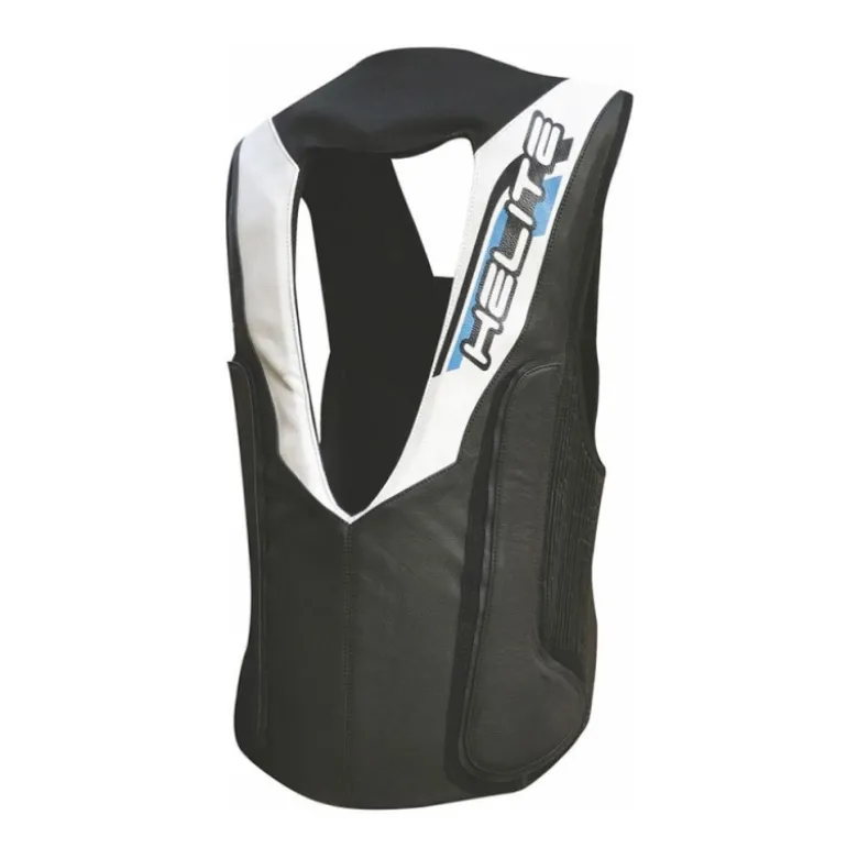 Gilet Airbag Meccanico Per Moto Helite GP Air 2 Nero Bianco