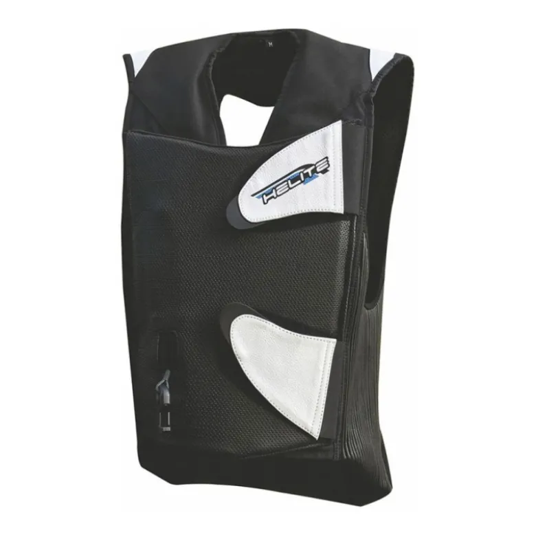 Gilet Airbag Meccanico Per Moto Helite GP Air 2 Nero Bianco