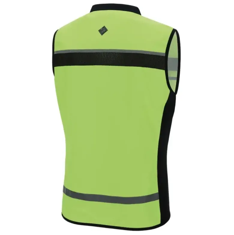 Gilet In Tessuto Alta Visibilità Tucano Urbano Nano Flex Gilet Giallo Fluo