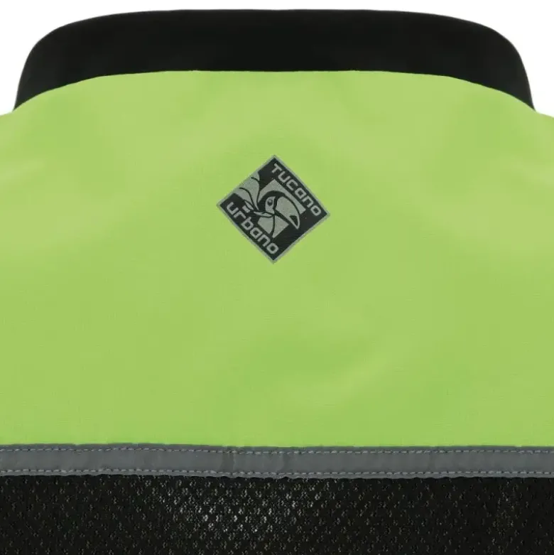 Gilet In Tessuto Alta Visibilità Tucano Urbano Nano Flex Gilet Giallo Fluo