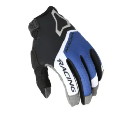 Guanti Cross In Tessuto Macna Heat-1 Nero Blu