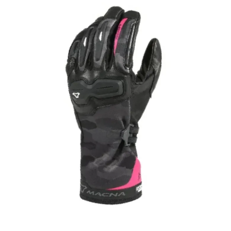 Guanti Donna In Pelle E Tessuto Macna Terra Rtx Rosa Nero