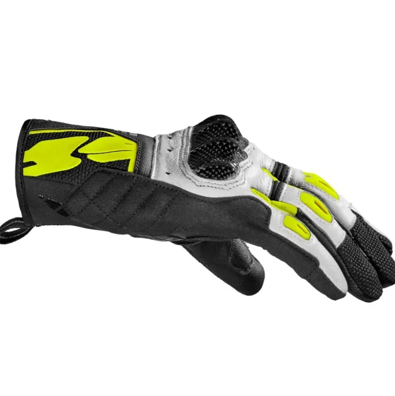 Guanti Donna In Pelle G-Carbon Lady Giallo Fluo