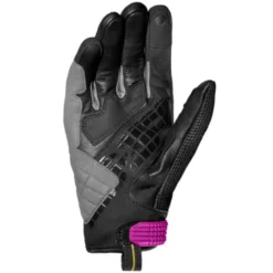 Guanti Donna In Pelle G-Carbon Lady Nero Fucsia