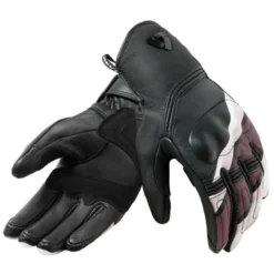 Guanti Donna In Pelle Revit Redhill Ladies Nero Rosa