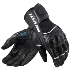 Guanti Donna in Pelle Revit Xena 4 Ladies Nero Bianco