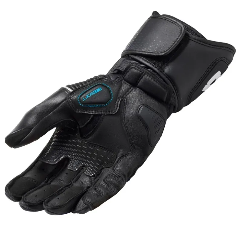 Guanti Donna in Pelle Revit Xena 4 Ladies Nero Bianco