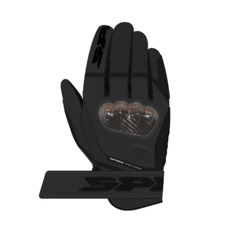 Guanti Donna In Pelle Spidi Power Carbon Lady Nero