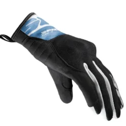 Guanti Donna In Tessuto Flash-Kp Spidi Lady Grigio Bianco Azzurro Provence