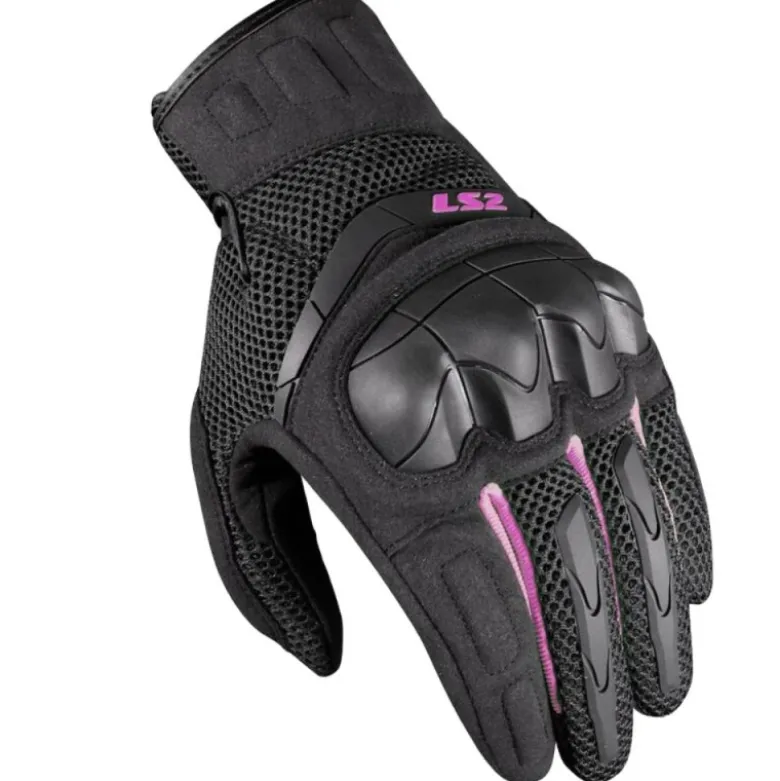 Guanti Donna In Tessuto LS2 Kubra Lady Nero Viola