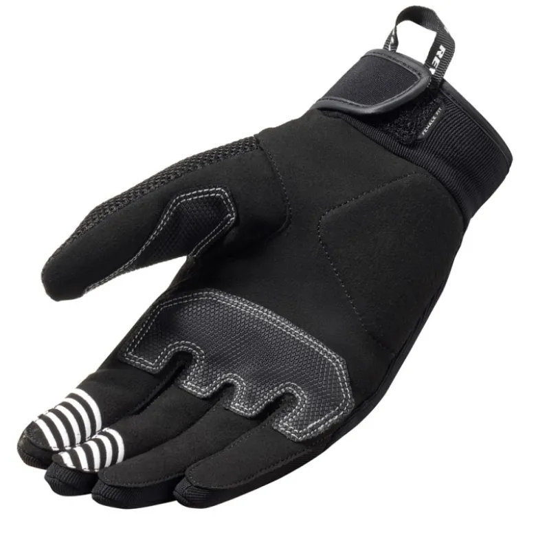 Guanti Donna In Tessuto Revit Endo Ladies Nero Bianco