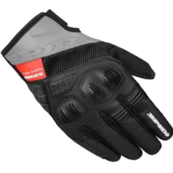 Guanti Donna In Tessuto Spidi Flash-R Evo 2 Nero Grigio Rosso