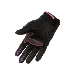 Guanti Donna In Tessuto Tucano Urbano Stacca Nero Violet Graphic