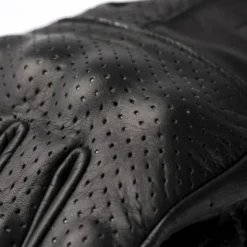 Guanti In Pelle Blauer Combo Nero