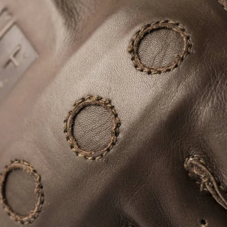 Guanti In Pelle Blauer Routine Marrone