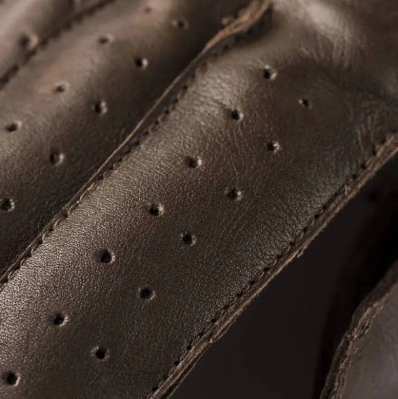 Guanti In Pelle Blauer Routine Marrone