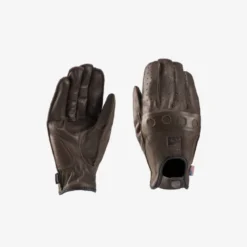 Guanti In Pelle Blauer Routine Marrone