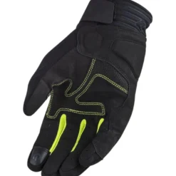 Guanti in Pelle e Tessuto Ls2 All Terrain Nero H-V Giallo