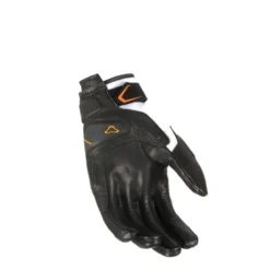 Guanti In Pelle E Tessuto Macna Haros Nero Bianco Arancio