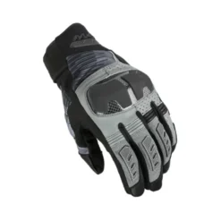 Guanti In Pelle e Tessuto Macna Rime 2.0 Grigio Nero