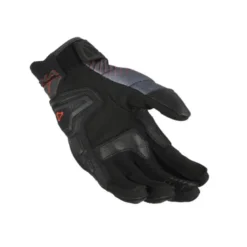Guanti In Pelle e Tessuto Macna Rime 2.0 Nero Rosso