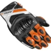 Guanti In Pelle e Tessuto Spidi X4 Coupe' Nero Arancio