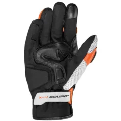 Guanti In Pelle e Tessuto Spidi X4 Coupe' Nero Arancio