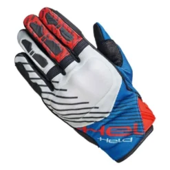 Guanti In Pelle Held Hamada 2 Grigio Blu
