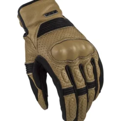 Guanti in Pelle Ls2 Duster Tabacco Nero