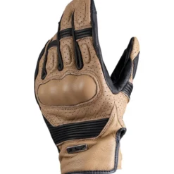 Guanti in Pelle Ls2 Duster Tabacco Nero