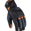 Guanti in Pelle Ls2 Raptor Air Blu Arancione