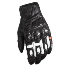 Guanti in Pelle LS2 Spark Bianco Nero