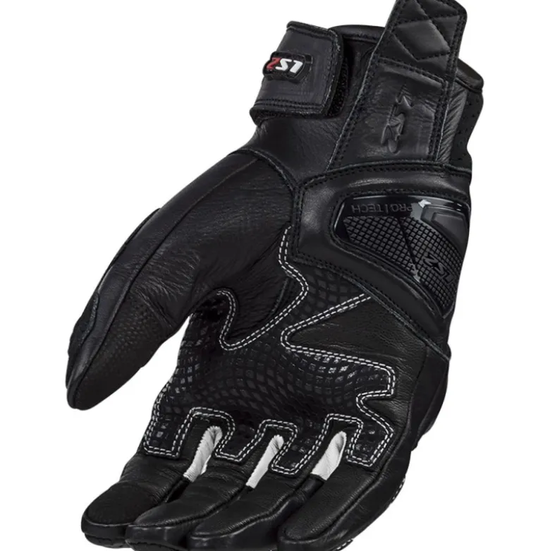 Guanti In Pelle Ls2 Spark II Nero Bianco