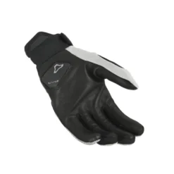 Guanti in Pelle Macna Obtain Leather Grigio Nero