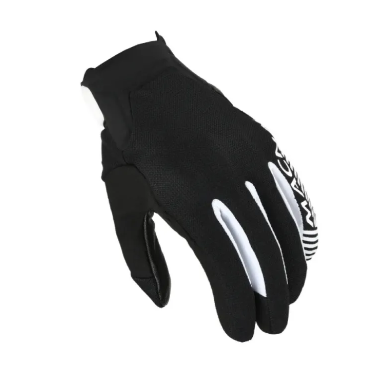 Guanti in Pelle Macna Obtain Leather Nero Bianco