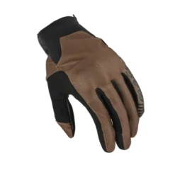 Guanti in Pelle Macna Obtain Leather Nero Marrone