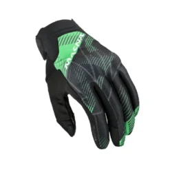 Guanti in Pelle Macna Obtain Leather Nero Verde