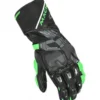 Guanti In Pelle Macna Powertrack Nero Grigio Verde