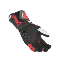 Guanti In Pelle Macna Powertrack 2.0 Nero Rosso