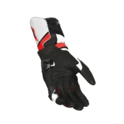 Guanti In Pelle Macna Protego Rosso Bianco