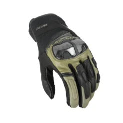 Guanti In Pelle Macna Trekon Verde Nero