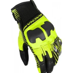 Guanti In Pelle Macna Ultraxx Nero Giallo