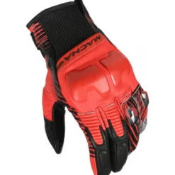 Guanti In Pelle Macna Ultraxx Nero Rosso