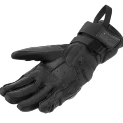 Guanti In Pelle Rebelhorn Range Nero