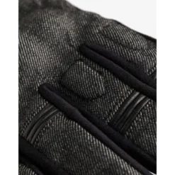 Guanti In Tessuto Blauer Union Nero