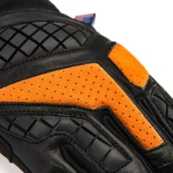 Guanti In Tessuto Blauer Urban Sport Nero Arancio