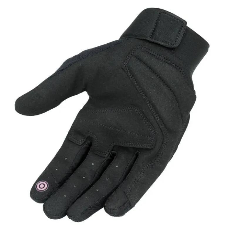 Guanti In Tessuto Donna Tucano Urbano Penna Evo Nero Lavanda