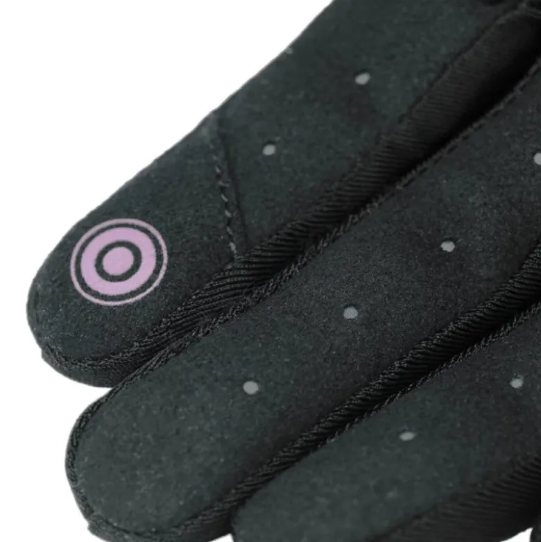 Guanti In Tessuto Donna Tucano Urbano Penna Evo Nero Lavanda