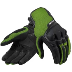 Guanti In Tessuto Revit Duty Nero Verde Neon