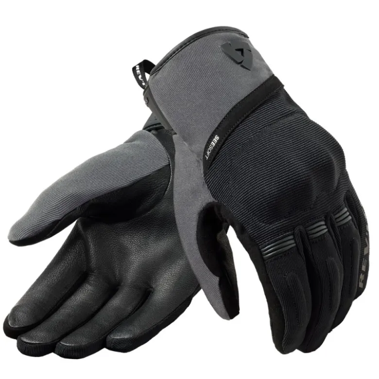 Guanti In Tessuto Revit Mosca 2 H2O Nero-Grigio